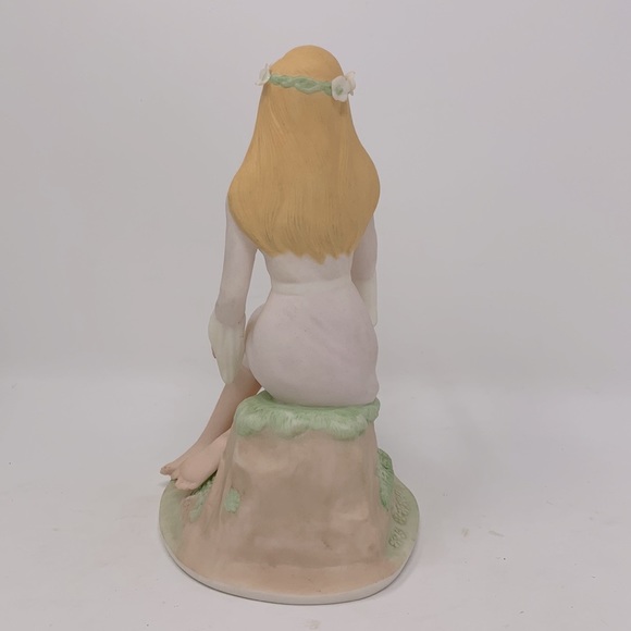 Vintage Laszlo Ispanky Figurine SPRING Lady Girl Four Seasons Porcelain Fairy - Picture 3 of 9